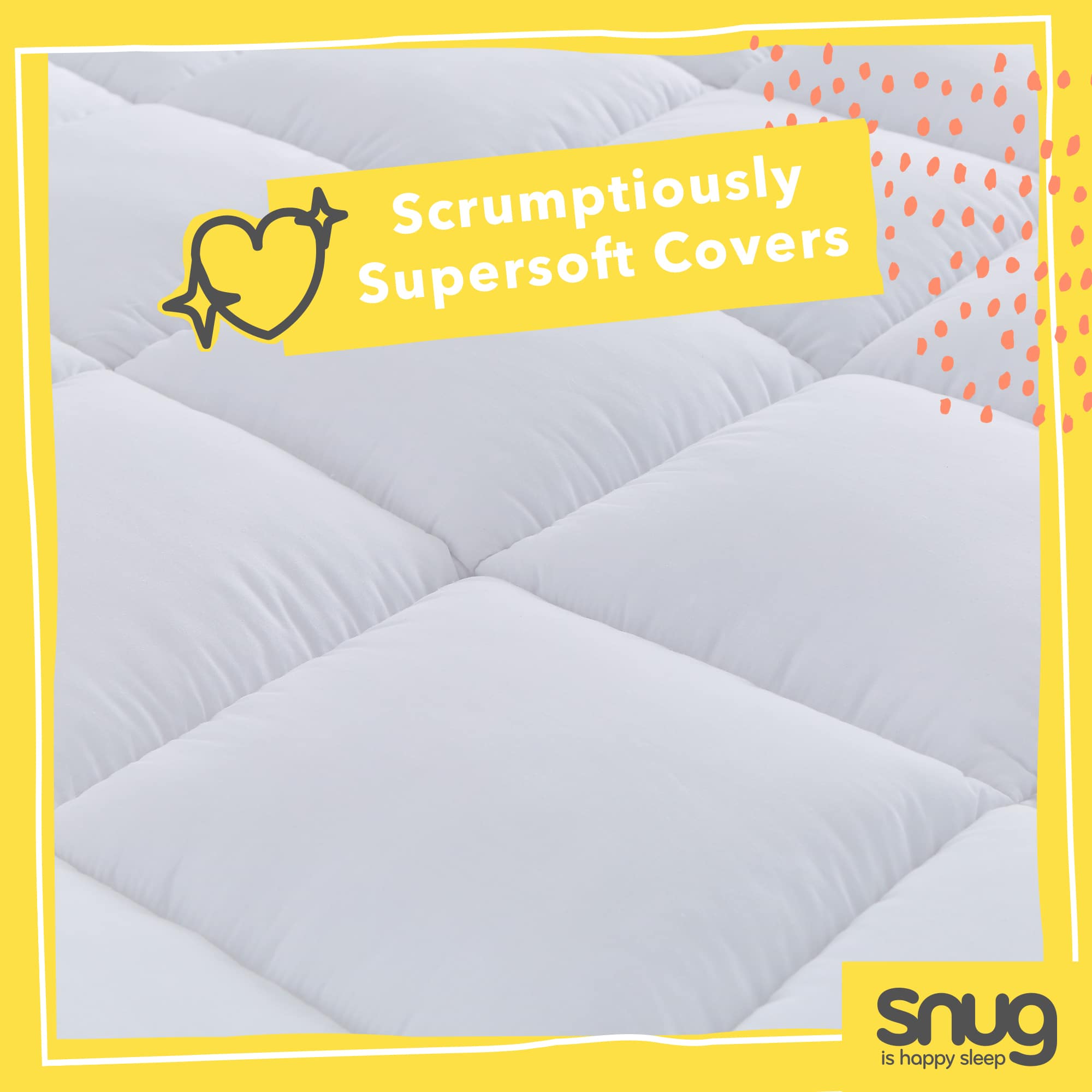 Snug Deeply Dreamy Extra Deep Mattress Topper