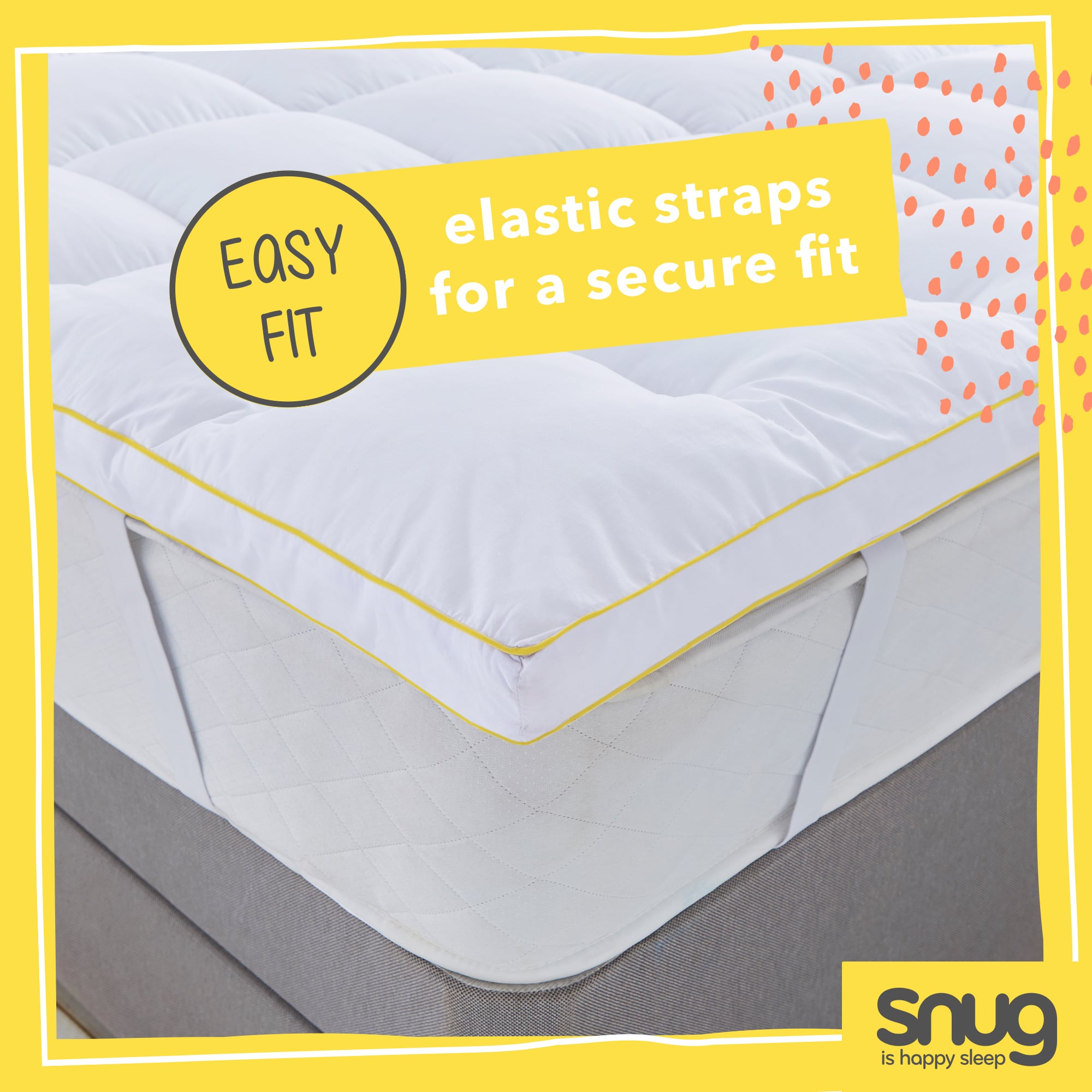 Snug Deeply Dreamy Extra Deep Mattress Topper
