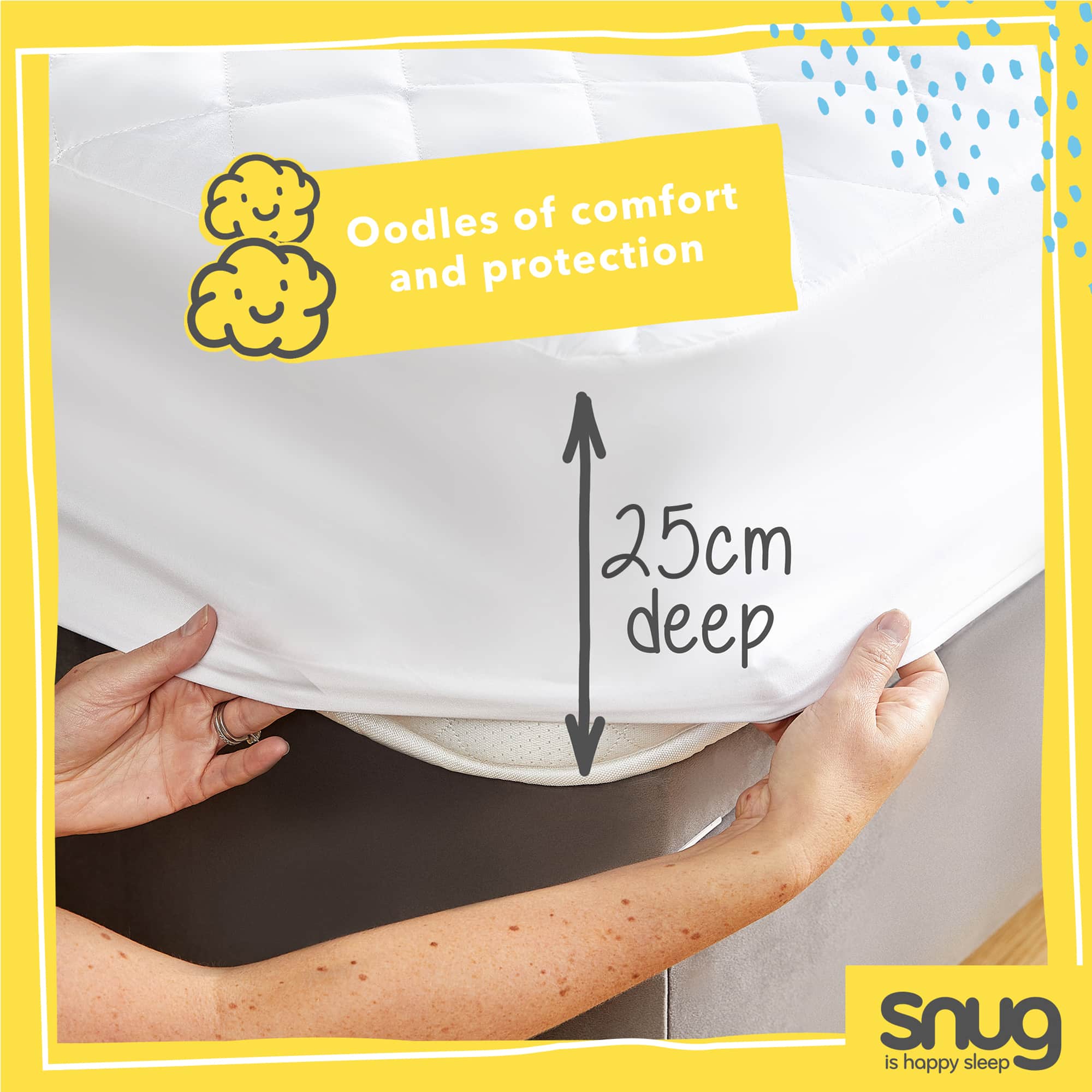 Snug Deeply Dreamy Mattress Protector