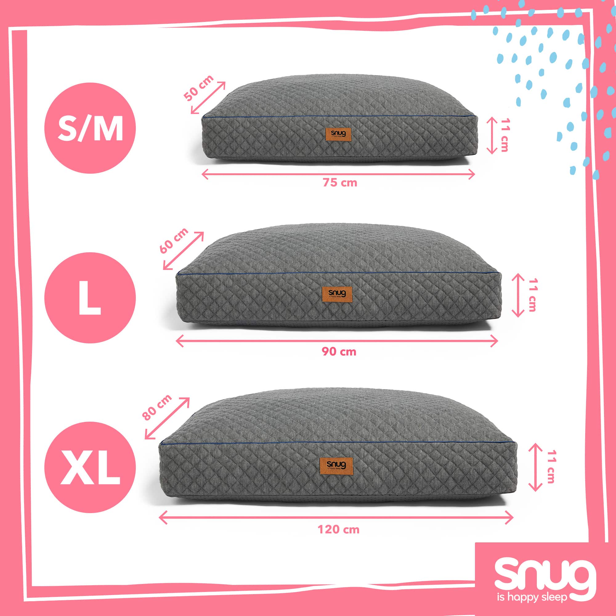 Snug Furry Friends Pet Bed