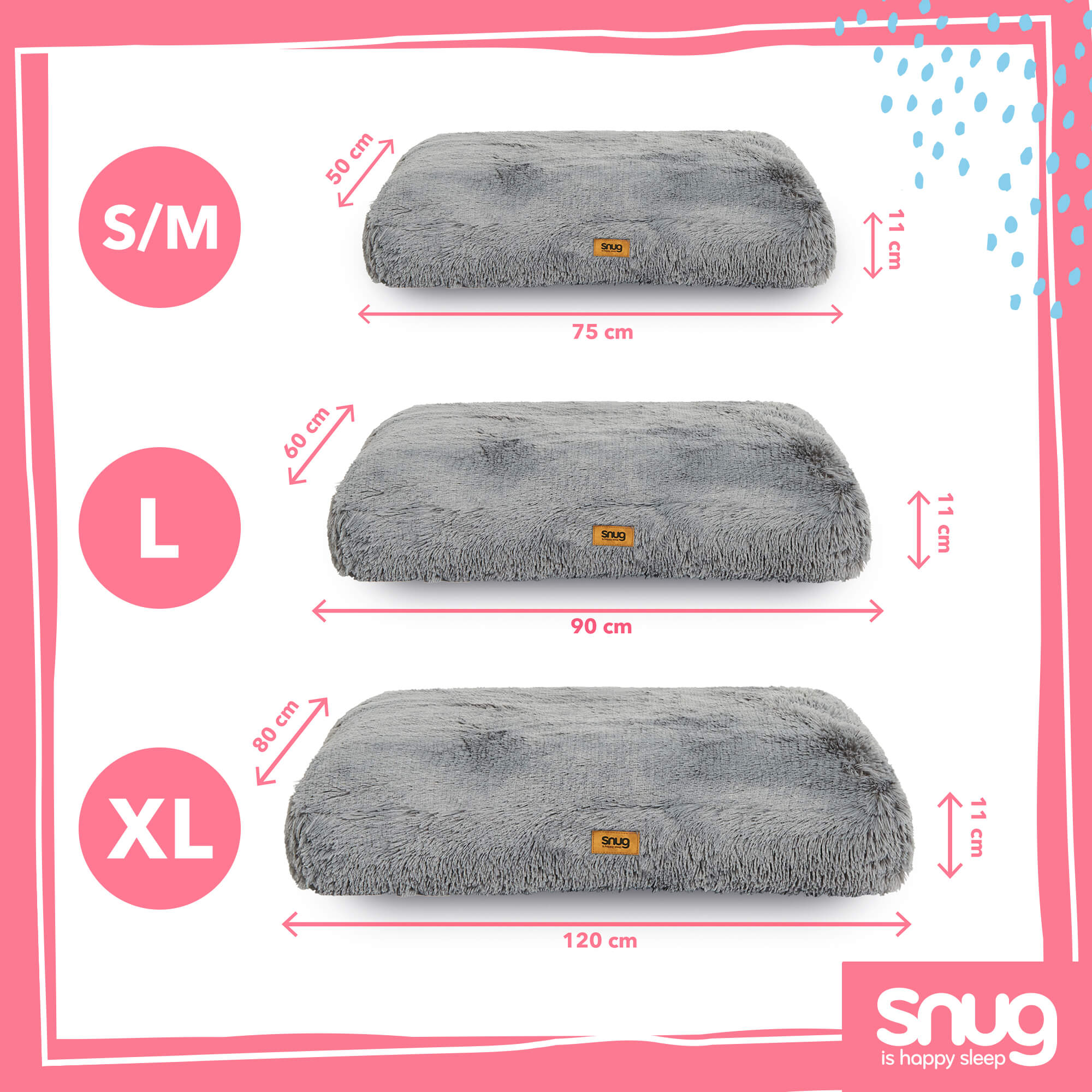 Snug Super Fluffy Pet Bed