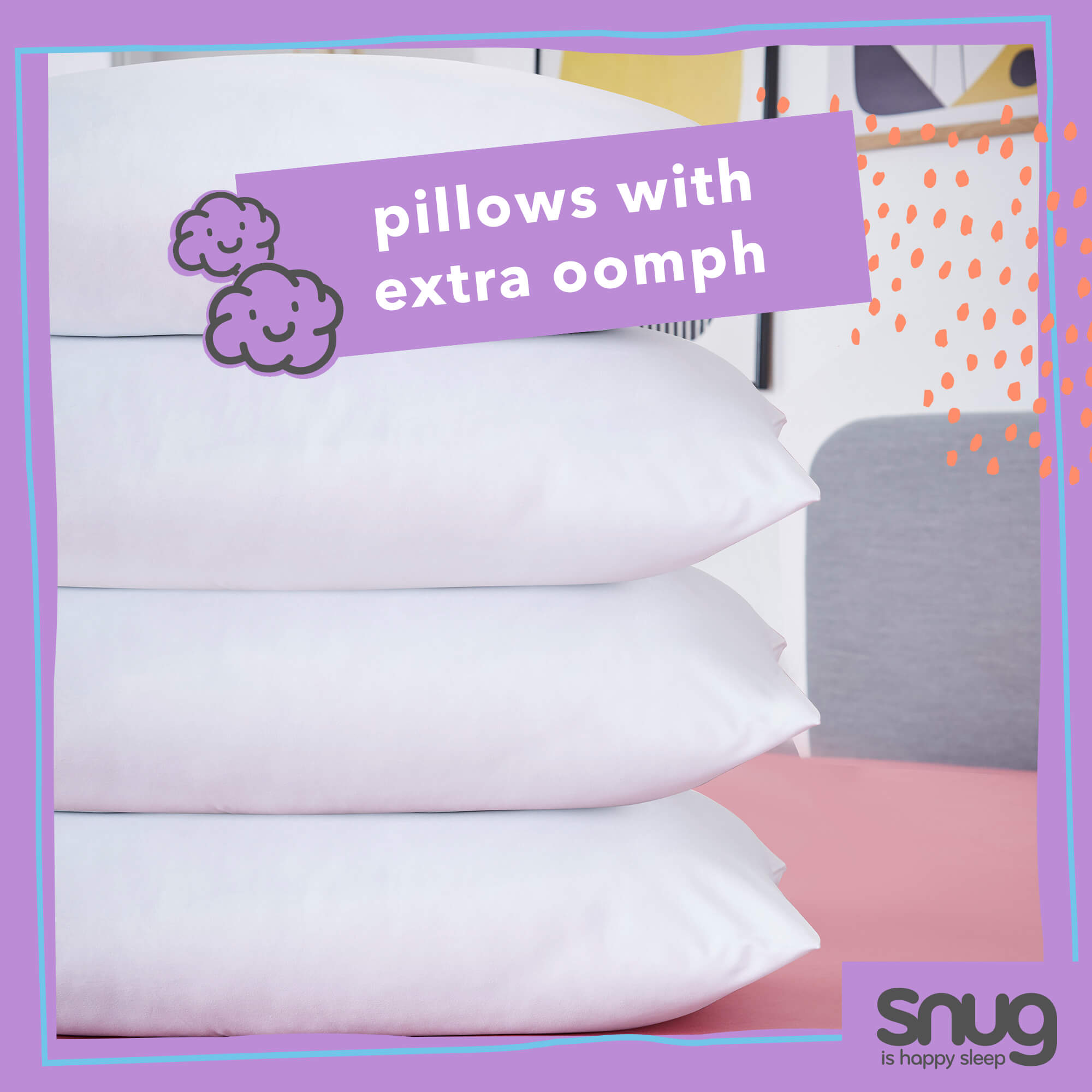 Snug Fantastically Firm Pillows