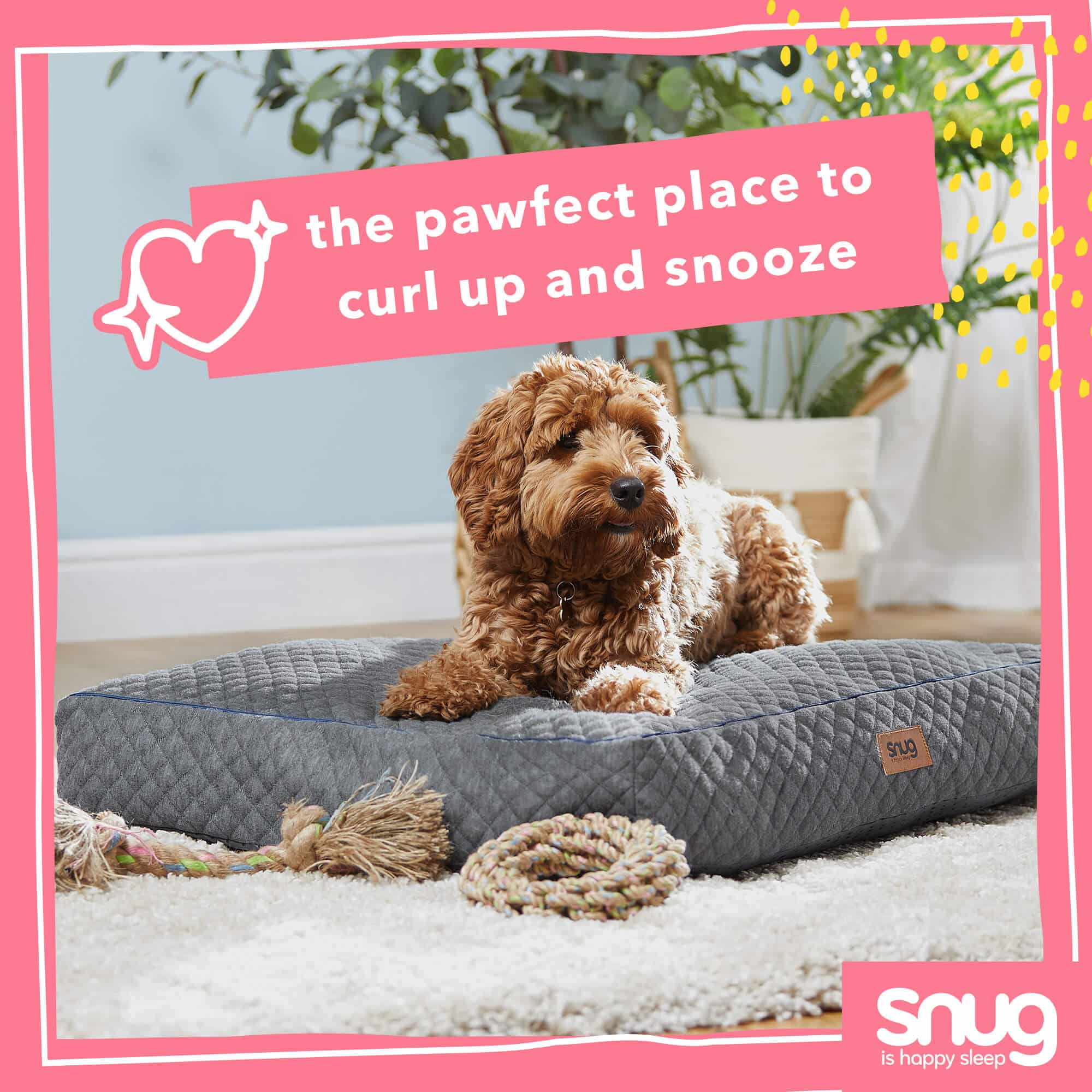 Snug Furry Friends Pet Bed