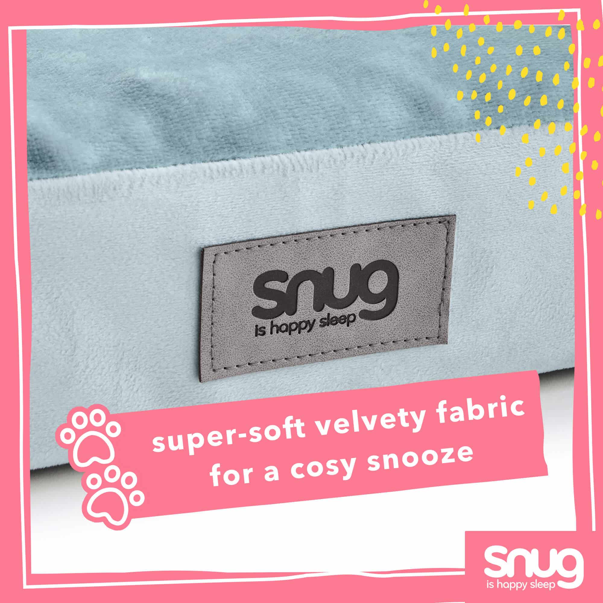 Snug Orthopaedic Pet Bed – Blue