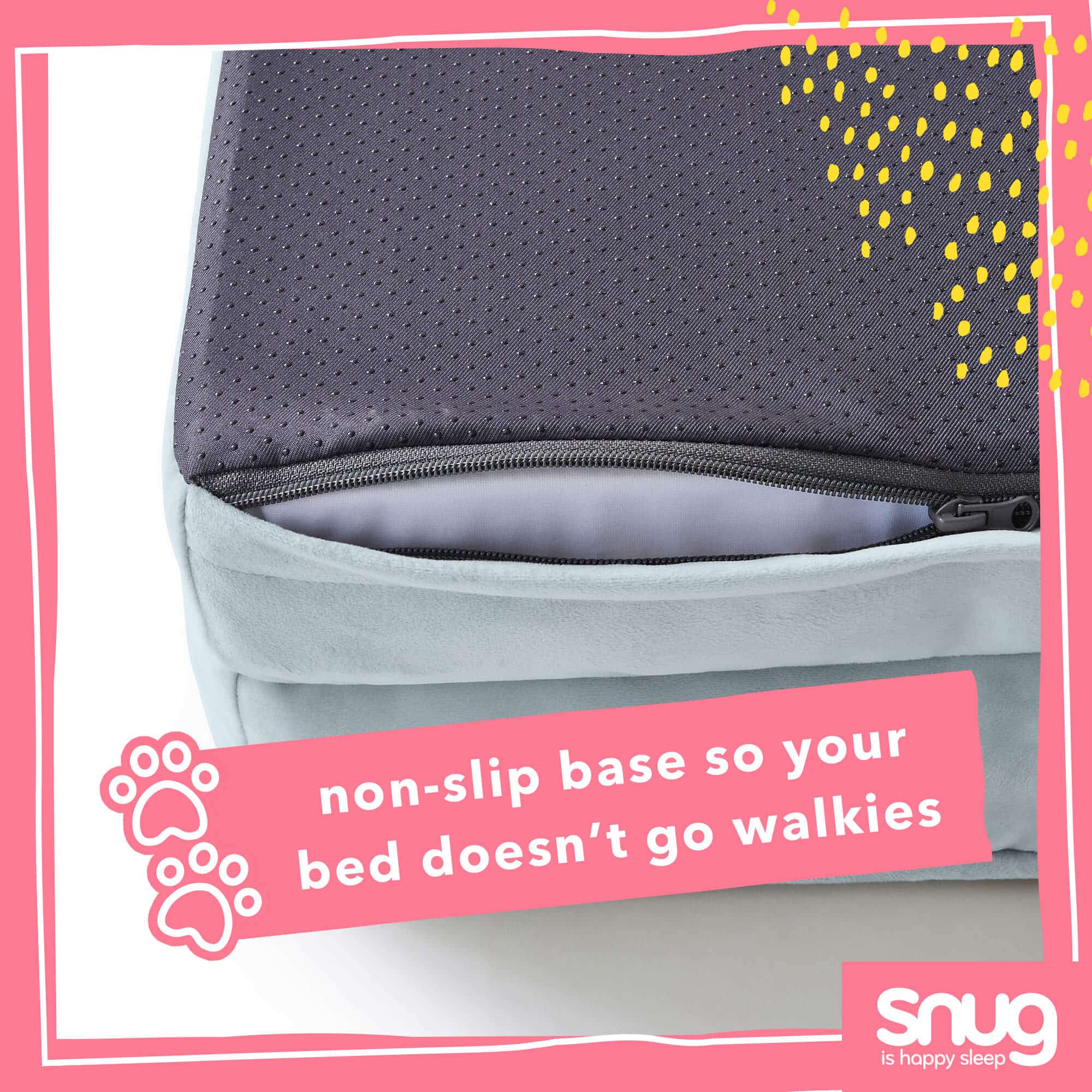 Snug Orthopaedic Pet Bed – Blue