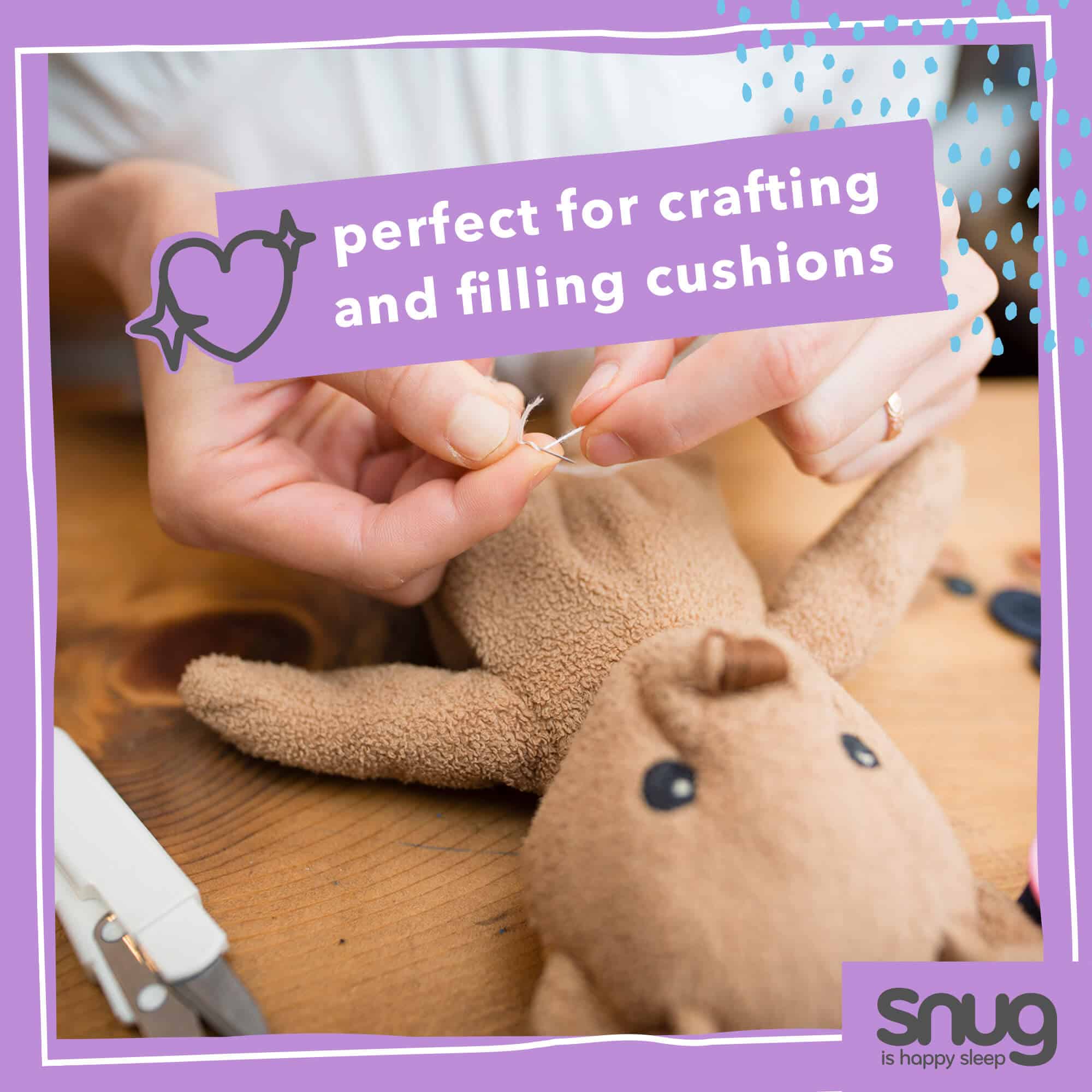 Snug Super Soft Hollowfibre Filling – 1kg