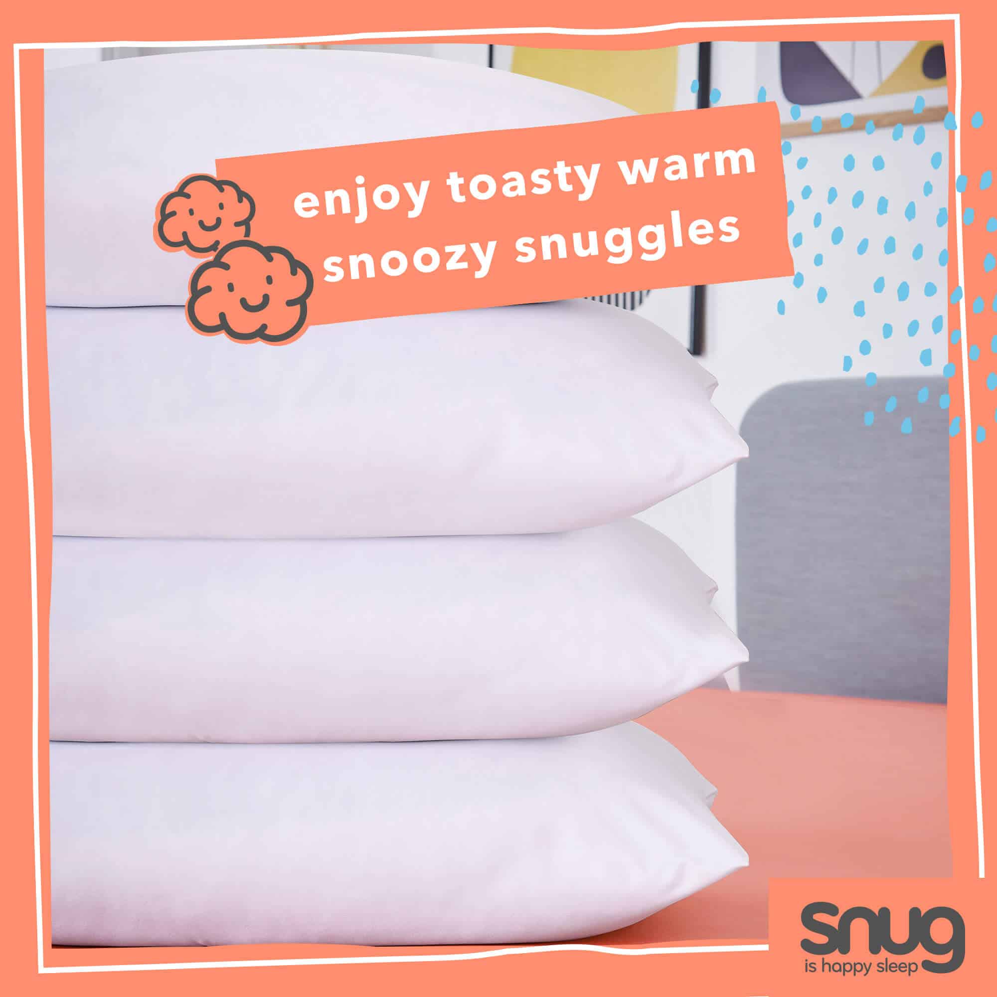 Snug Snuggle Up Pillows – 4 pack