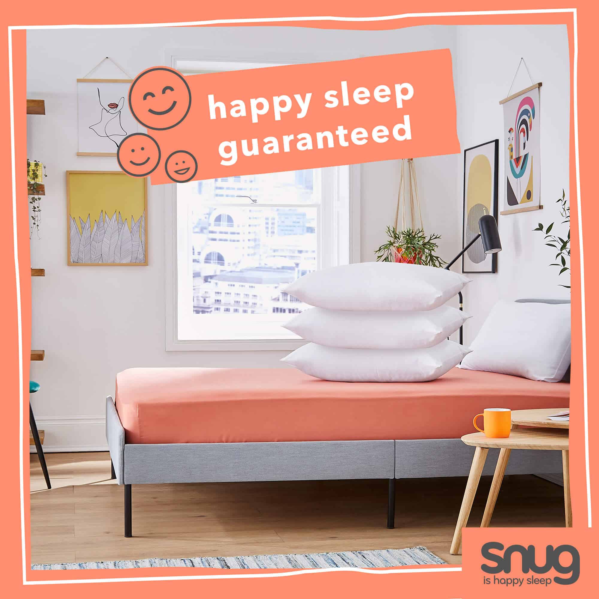 Snug Snuggle Up Pillows – 4 pack