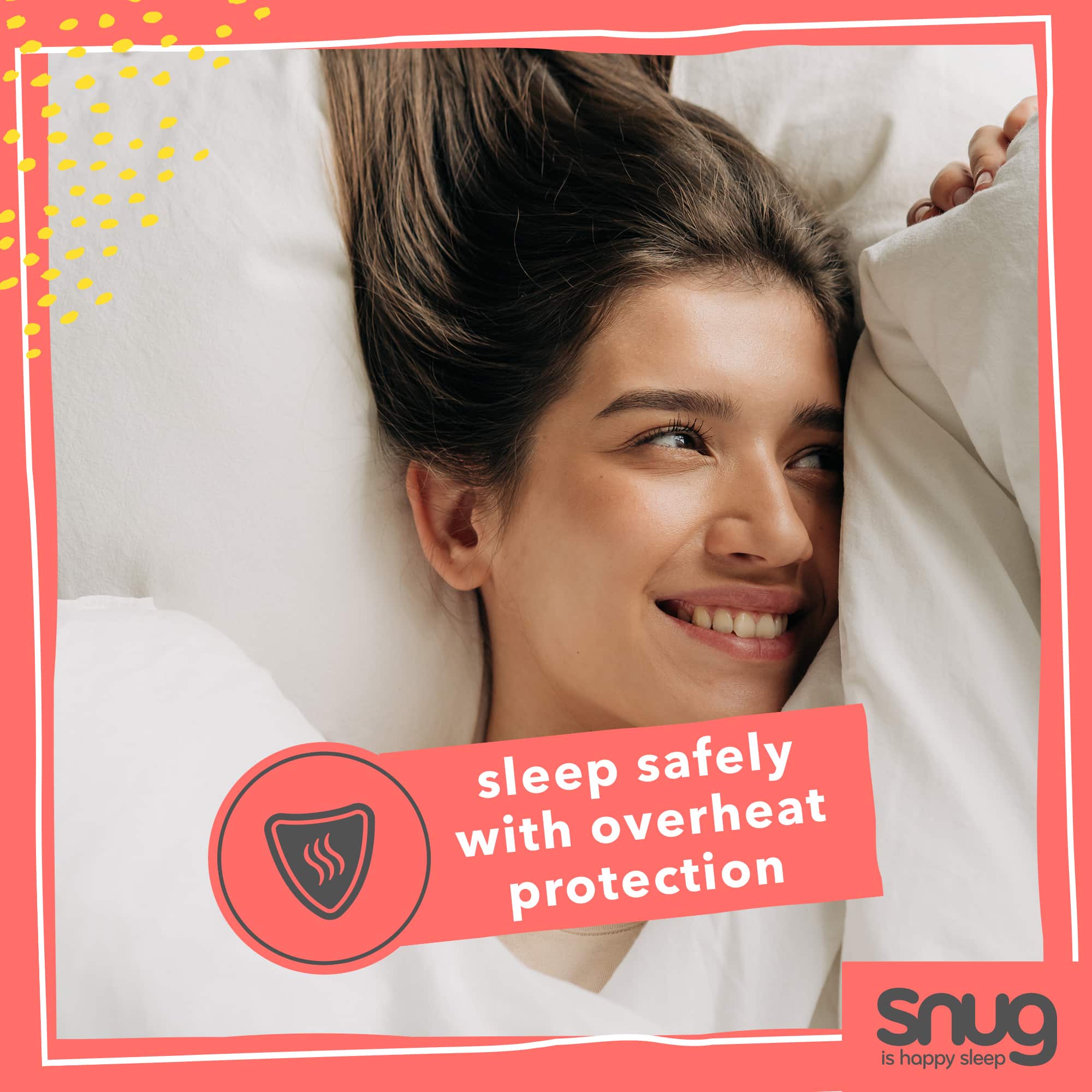 Snug Snuggle Up Perfect for Two Electric Blanket